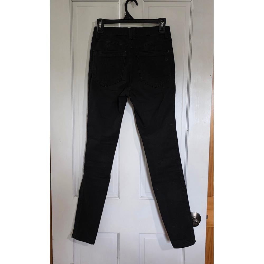 Kuhl Womens Kontour Skinny Pants Black Stretch Cotton Outdoor Casual Size 4 Reg
